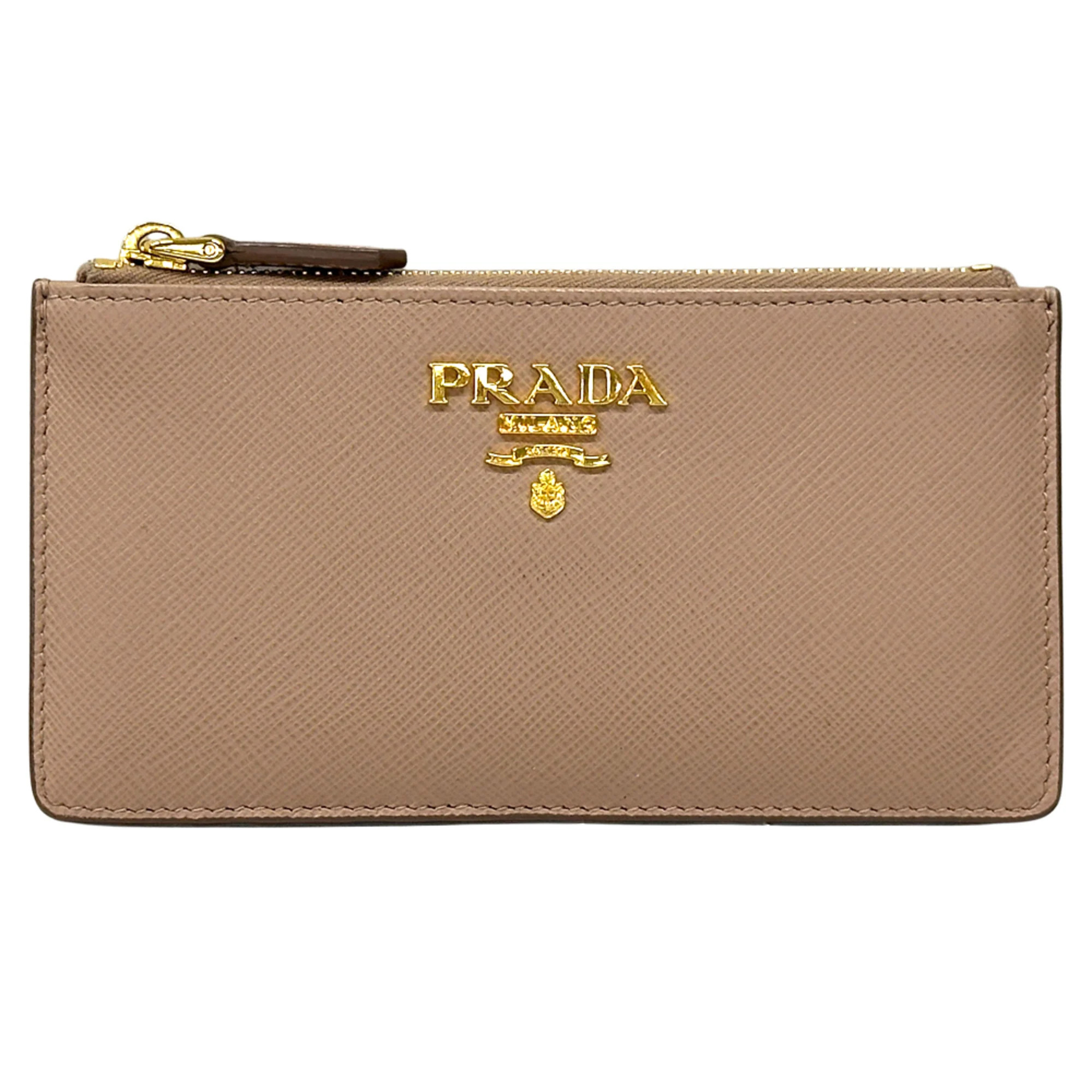 Prada Prada Business Card HolderCard Case For Women Brand Name Saffiano Le